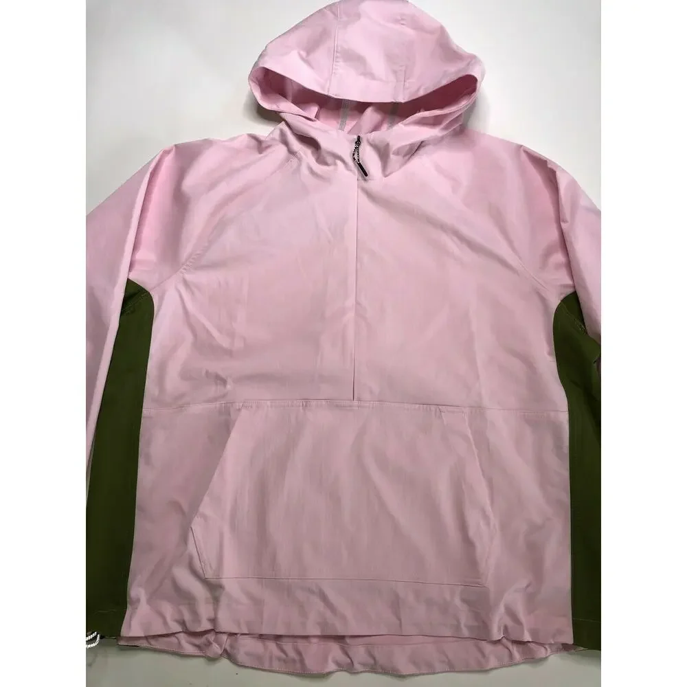 Nike Pink Foam Repel Anorak Golf Jacket CU9663-663 Women's XL